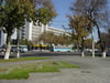 Street outside Hotel in Tashkent Uzbekistan